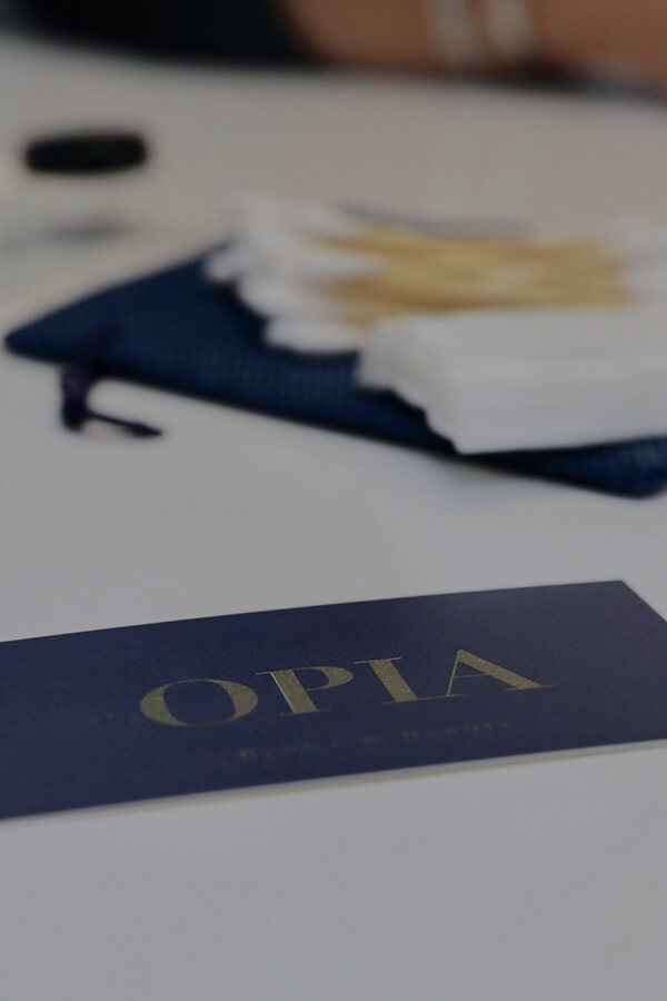 Opia Brows and Beauty Business Card